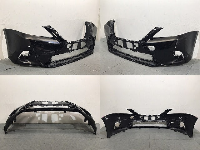 CT CT200h/ZWA10 Fスポーツ 純正 後期 フロントバンパー 52119-76250 グラファイトブラックガラスフレーク 223 レクサス(125879)