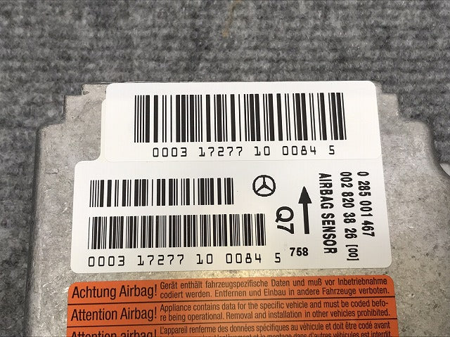 新品!B,Sｸﾗｽ W168 W220/2000y 純正 ｴｱﾊﾞｯｸｺﾝﾋﾟｭｰﾀｰ 002 820 38 26 0028203826 メルセデスベンツ(126112)