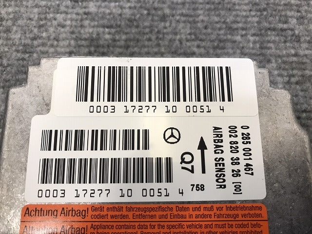 新品!B,Sｸﾗｽ W168 W220/2000y 純正 ｴｱﾊﾞｯｸｺﾝﾋﾟｭｰﾀｰ 002 820 38 26 0028203826 メルセデスベンツ(126114)