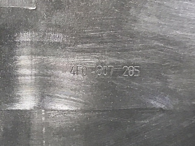 新品!A6 2005-2008 純正 フロント ライセンスベース/ナンバープレートベース 4F0 807 285 4F0807285CF1QP アウディ(126344)