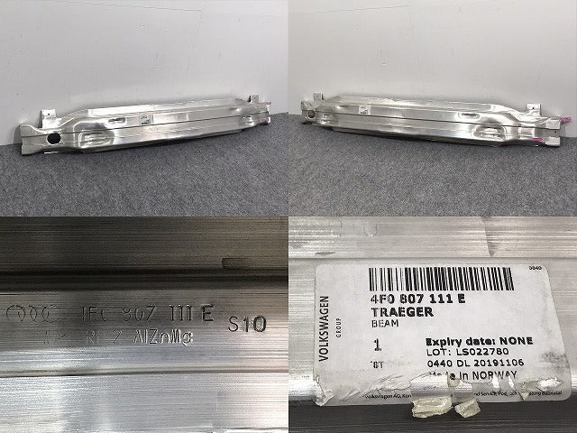 新品!A6(C6) 4F/2005-2011 純正 フロント バンパーホースメント/クロスメンバー 4F0 807 111 E 4F0807111E アウディ(126481)