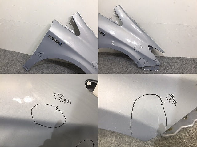 プリウス ZVW30/ZVW35 純正 右フロントフェンダー アイスバーグシルバーマイカメタリック 8V0 トヨタ(126534)