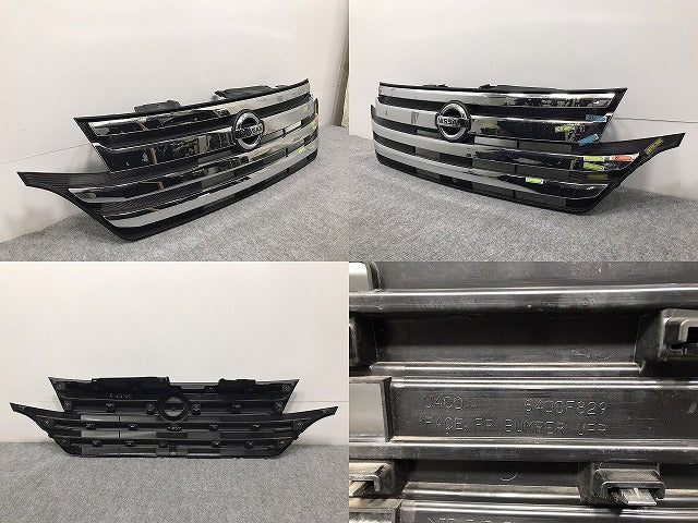 デイズルークス/ハイウェイスター B21A 純正 前期 フロント バンパー カメラ穴付 6400F829 メッキ 日産(126544)