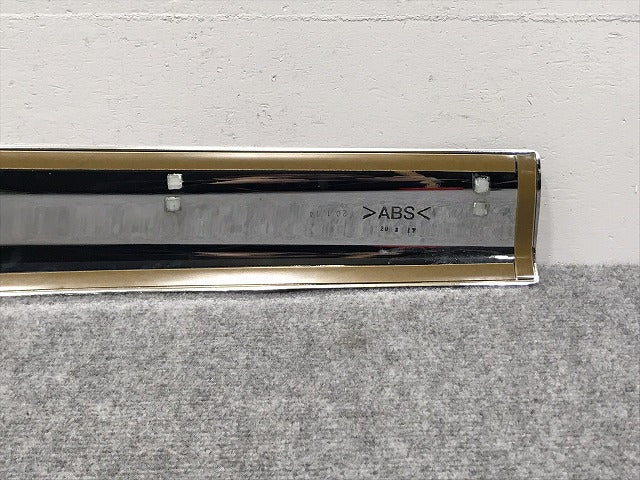 新品!レンジャー/プロ 2001- 標準/ワイド フルキャブ用 純正 左リア アッパーパネル 両面テープ貼付タイプ 53700-1150 メッキ 日野(126791)