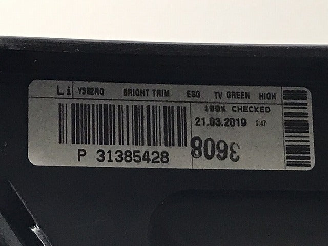 新品!V60 FB系/2011-2017 左 リア クォーター ガラス 43R-001564 31385428 ボルボ/VOLVO(126838)