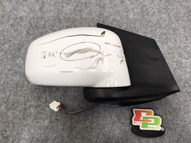 ウィングロード Y12/JY12/NY12 純正 右 ドアミラー 5線 ホワイト 3EN 日産(126964)