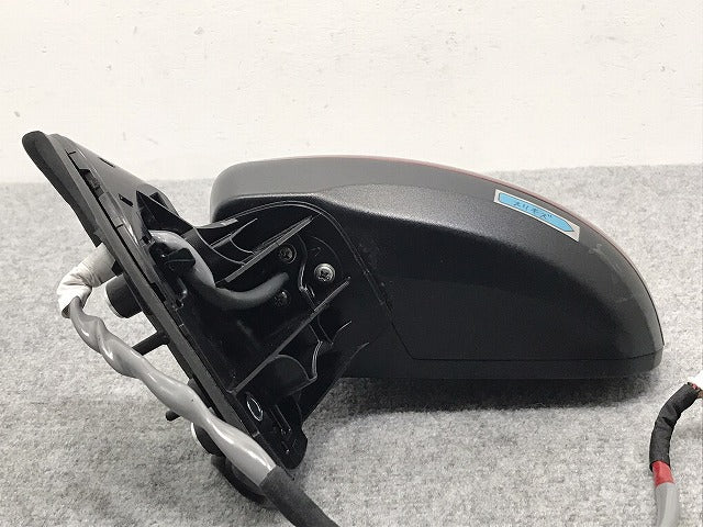 キャスト/ピクシスジョイ LA250S/LA260S/LA250A/L260A 純正 左 ドアミラー 9線 87940-B2M60-02 87940-B2M91 ファイアーレッド R67 (127041)