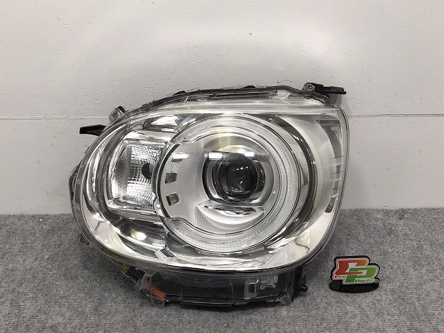 ムーヴ/キャンバス/キャンパス LA800S/LA810S 純正 左 ヘッドライト/ランプ LED レベライザー 刻印8L KOITO 100-69038 ダイハツ(127112)