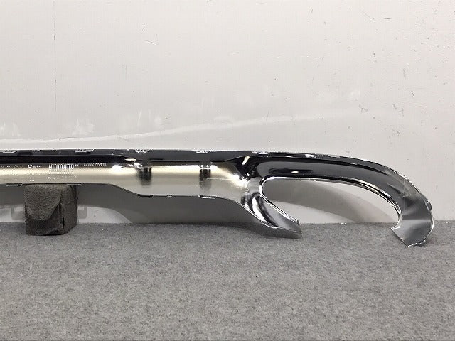 新品!GLCクラス X253・C253 純正 リア ガーニッシュ/フィニッシャー/バンパーモール A 253 885 23 25 A2538852325 メッキ ベンツ(127252)
