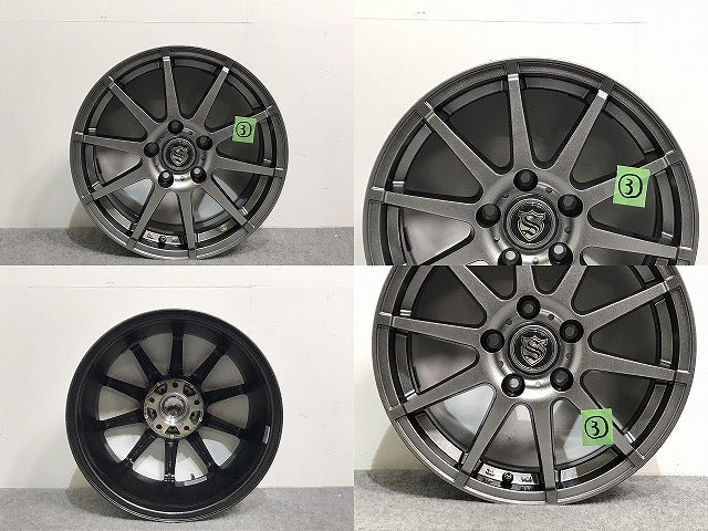 カローラ・86・プリウス（30/50系）インプレッサスポーツBRZ 社外 ホイール 4本セット 16x6.5J/ET45/5H/100/73(127395)