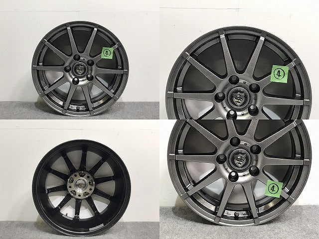カローラ・86・プリウス（30/50系）インプレッサスポーツBRZ 社外 ホイール 4本セット 16x6.5J/ET45/5H/100/73(127395)