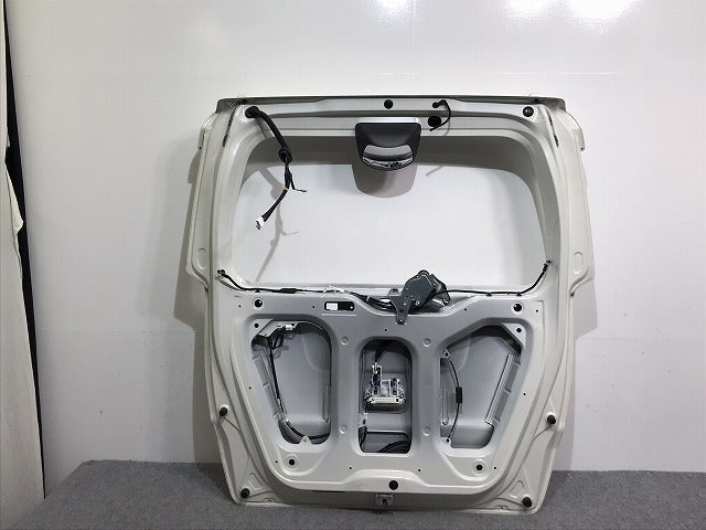 N-BOX/NBOX/カスタム JF1/JF2 純正 リアゲート ルーフスポイラー/ハイマウントストップランプ/リア ルームミラー付 パール ホンダ(127404)
