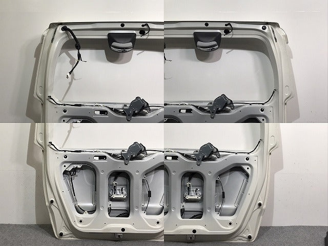 N-BOX/NBOX/カスタム JF1/JF2 純正 リアゲート ルーフスポイラー/ハイマウントストップランプ/リア ルームミラー付 パール ホンダ(127404)