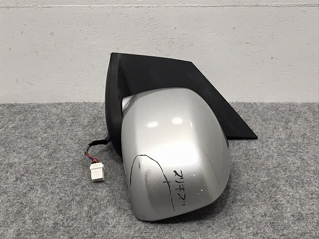 ウィングロード Y12/JY12/NY12 純正 左 ドアミラー 5線 ブリリアントシルバーメタリック K23 日産(127459)