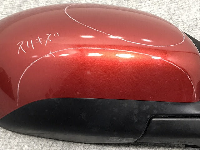 ジューク F15/NF15/YF15 純正 右 ドアミラー 5線 96302-1KL7A レッド メタリック 日産(127553)