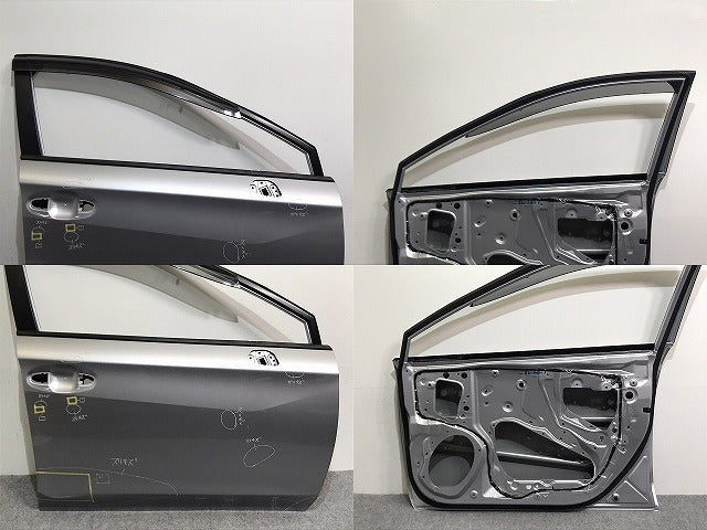 インプレッサ/XV GT3/GT7/GTE 純正 右フロントドア バイザー付 60009FL0409P アイスシルバーメタリック G1U スバル(127564)