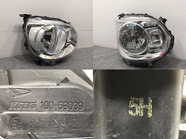 ムーヴ/キャンバス/キャンパス LA800S/LA810S 純正 右 ヘッドライト ハロゲン レベライザー 刻印5H KOITO 100-69039 ダイハツ(127705)