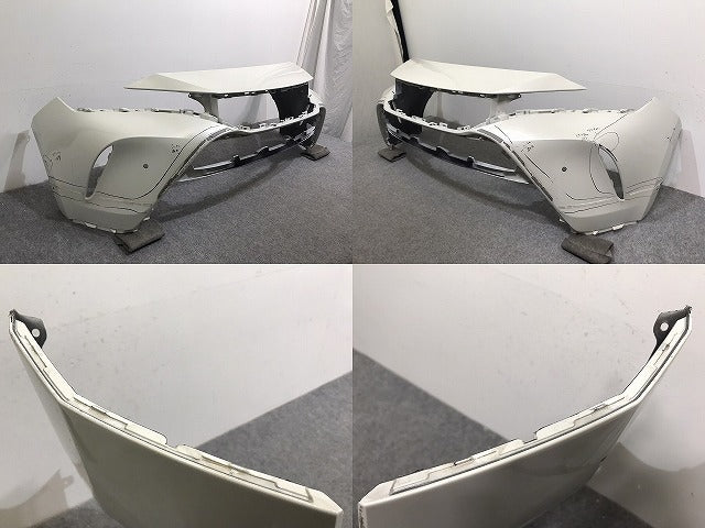 ハリアー 80系/MXUA80/MXUA85/AXUH80/AXUH85 純正 フロント バンパー 52119-48830 ホワイト パール トヨタ(127812)