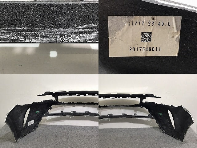 ハリアー 80系/MXUA80/MXUA85/AXUH80/AXUH85 純正 フロント バンパー 52119-48830 ホワイト パール トヨタ(127812)