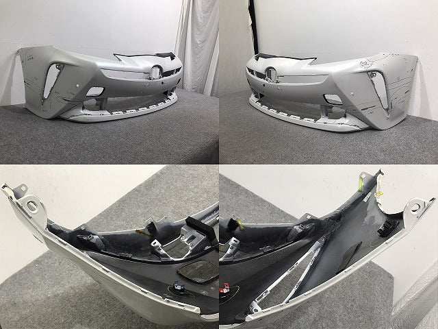 プリウス 50系/ZVW50/ZVW51/ZVW55 純正 後期 フロント バンパー 52119-47740 プラチナホワイトパールマイカ 089 トヨタ(127977)