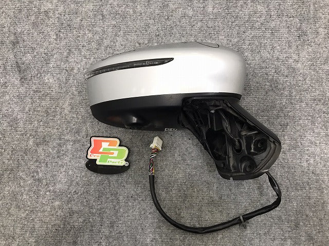 ノート E12/HE12/NE12/SNE12 純正 後期 右 ドアミラー 12線 カメラ ウインカー付 Murakami G579/G531 ブリリアントシルバーメタリック K23(128035)