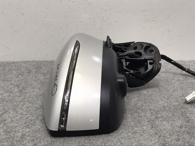 ノート E12/HE12/NE12/SNE12 純正 後期 右 ドアミラー 12線 カメラ ウインカー付 Murakami G579/G531 ブリリアントシルバーメタリック K23(128035)