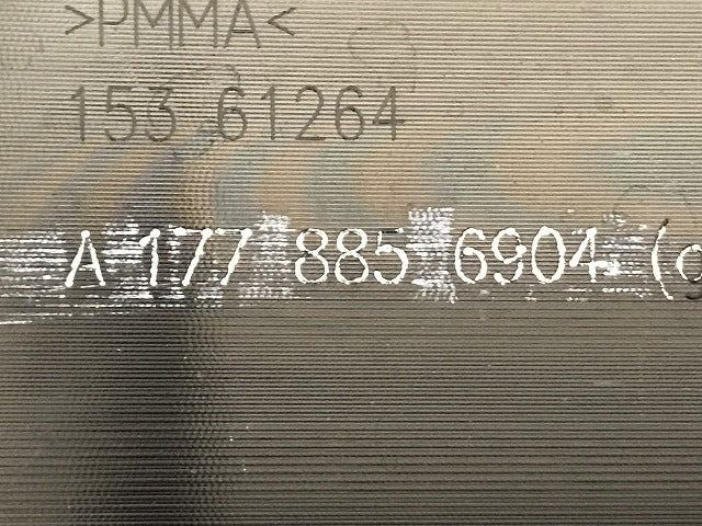 Aクラス W177/AMG 純正 リア バンパーディフューザー/アンダーカバー/下部 A 177 885 6904/1778856904 メルセデスベンツ(128185)