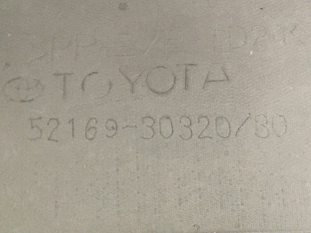 新車取り外し!クラウン/クロスオーバー TZSH35/AZSH35 純正 リア バンパーアンダーカバー/ディフューザー/下部 52169-30320/30 素地 トヨタ(128261)