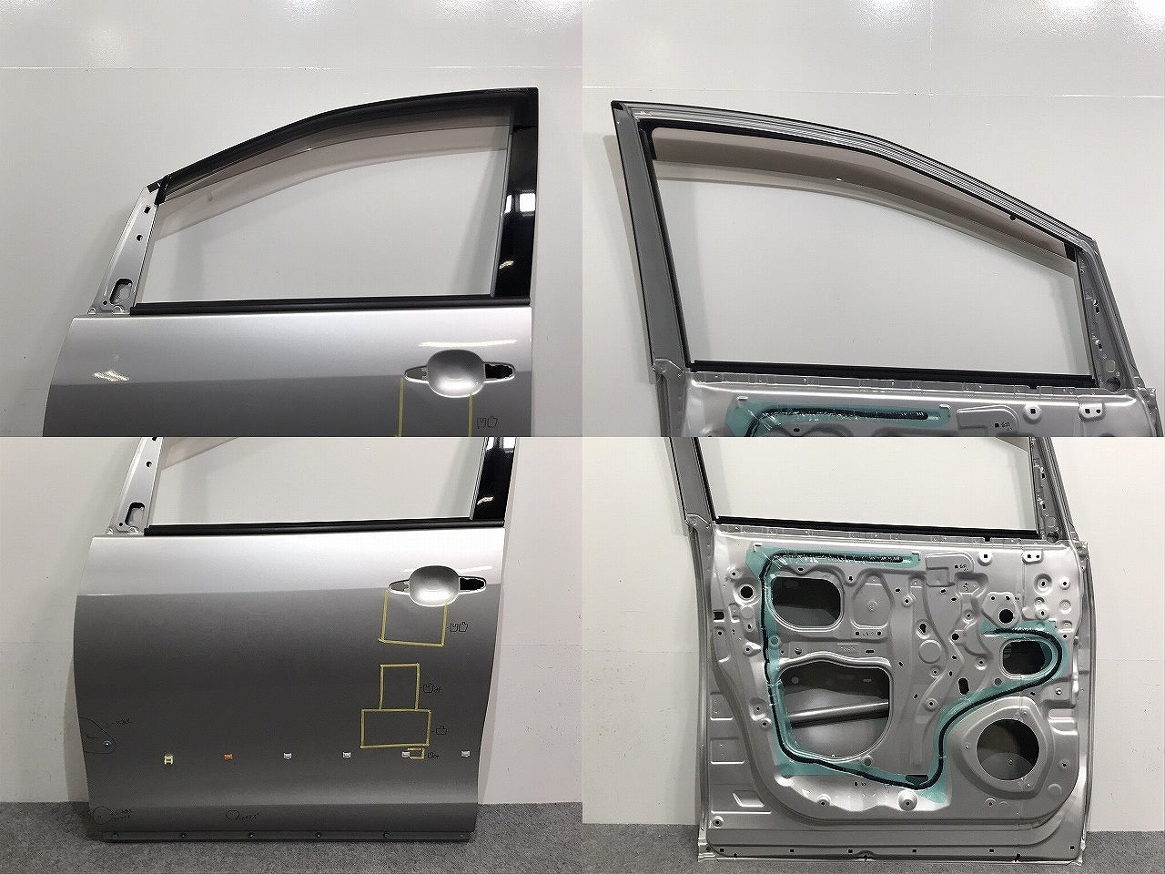 エスティマ/アエラス 50/ACR50W/ACR55W/GSR50W/GSR55W/AHR20W 純正 左フロントドア バイザー付 シルバーメタリック 1F7 トヨタ(128290)