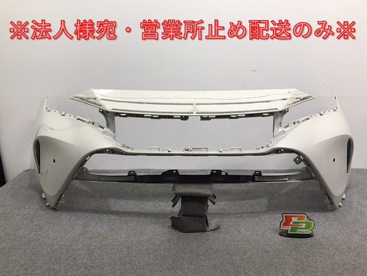 ハリアー/ハイブリッド 80系/MXUA80/MXUA85/AXUH80/AXUH85 純正 フロント バンパー 52119-48830 ホワイト パール 070 or 089 トヨタ(128308)