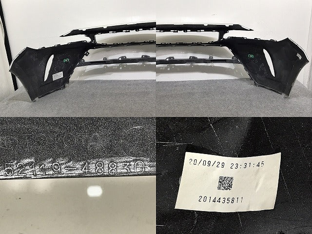 ハリアー/ハイブリッド 80系/MXUA80/MXUA85/AXUH80/AXUH85 純正 フロント バンパー 52119-48830 ホワイト パール 070 or 089 トヨタ(128308)