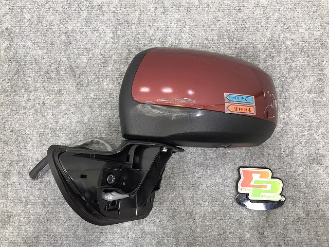 キャスト/ピクシスジョイ LA250S/LA260S/LA250A/L260A 純正 左 ドアミラー 11線 カメラ付 87940-B2M60-02 87940-B2Q51 レッド R67(128432)