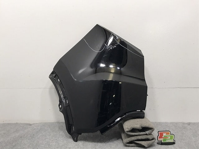 ヴェゼル/VEZEL/ハイブリッド RU1/RU2/RU3/RU4 純正 左 リア バンパー/コーナーカバー/パネル 71507-T7A-0000 ブラック NH731P(128484)