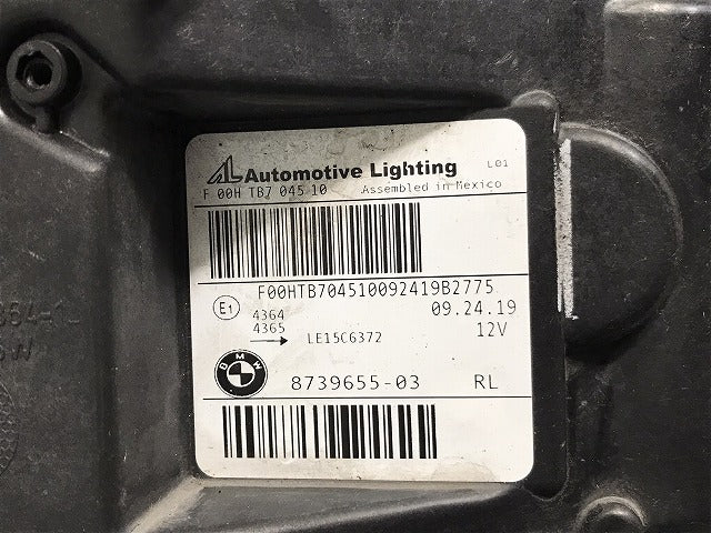X3 X4 シリーズ G01/G02 純正 前期 左 ヘッドライト/ランプ LED AL Automotive Lighting 8739655-03 BMW(128516)