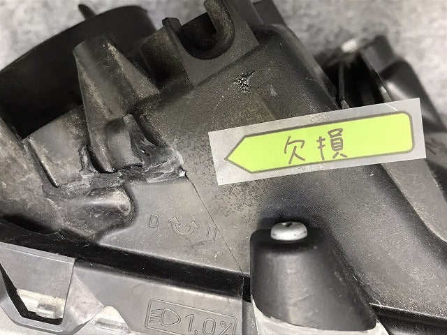 フィット/ハイブリッド GP5/GP6 純正 前期 右 ヘッドライト/ランプ ハロゲン レベライザー 刻印1 STANLEY W0349 ホンダ(128530)