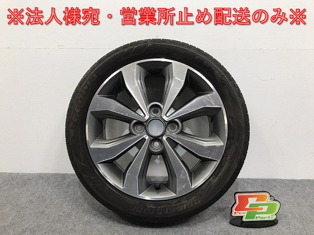 デイズルークス ハイウェイスター/ekスペース カスタム B21A/B11A 純正 ラジアル タイヤホイール 1本 15Jx4.5/ET46/4H/100/ハブ56(128542)