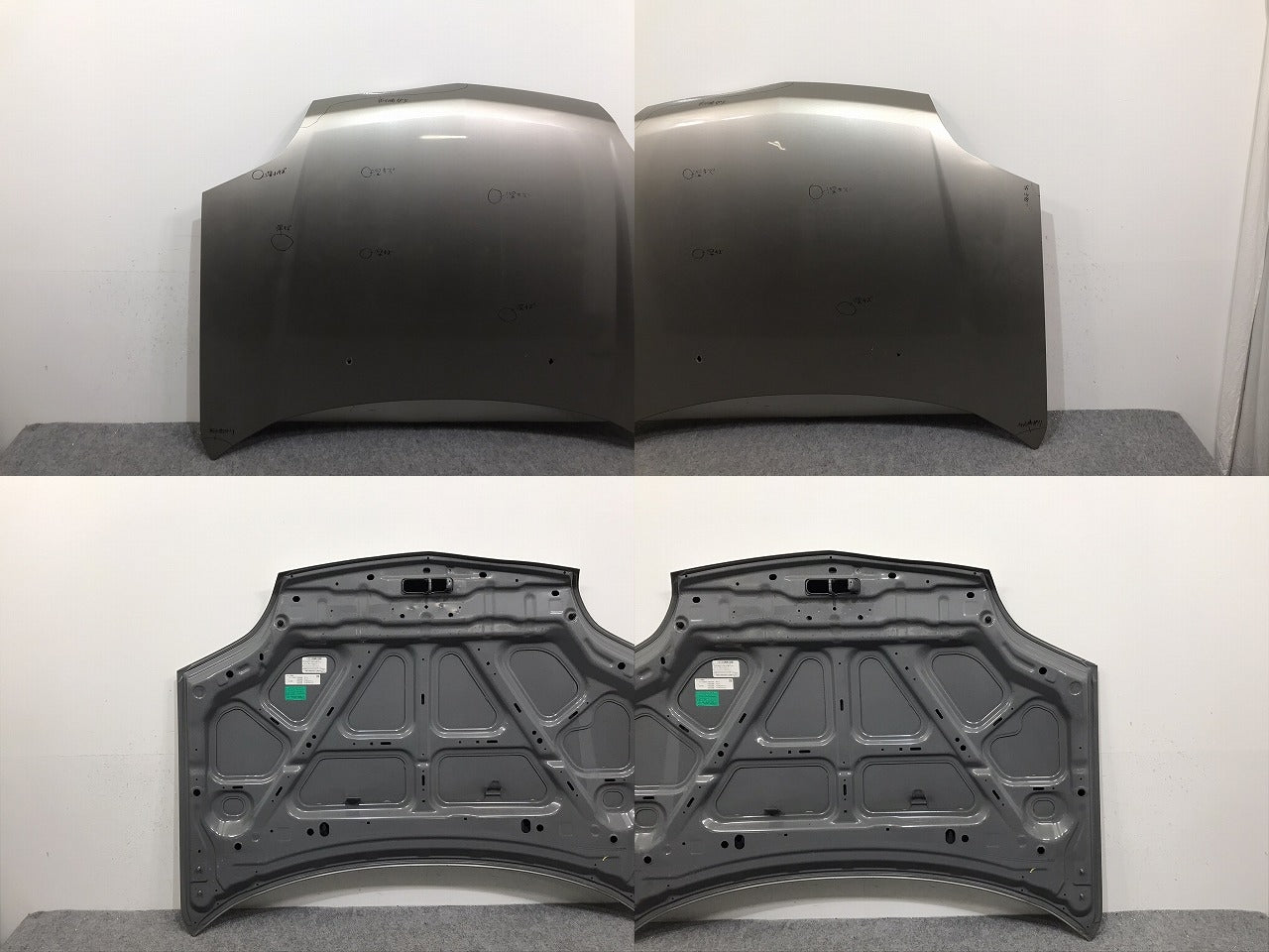 エクストレイル/X-TRAIL T30/NT30/PNT30 純正 ボンネット/エンジンフード シルバーゴールド メタリック 日産(128587)