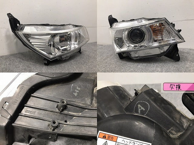 ルークス/ハイウェイスター/パレット/SW ML21S/MK21S 純正 右 ヘッドライト/ランプ キセノン HID レベライザーバラスト 刻印A KOITO 100-59207 日産(128644)