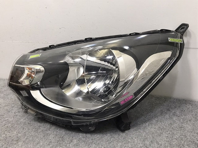 eKワゴン B11W 純正 左 ヘッドライト/ランプ ハロゲン レベライザー STANLEY W1046 三菱(128868)