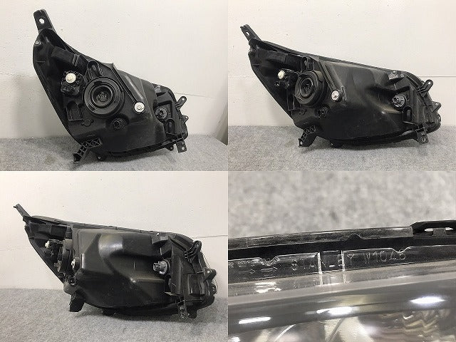 eKワゴン B11W 純正 左 ヘッドライト/ランプ ハロゲン レベライザー STANLEY W1046 三菱(128868)