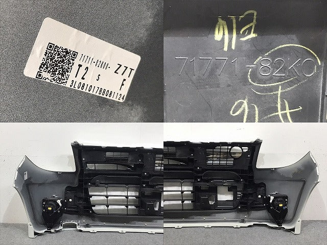 パレット/XS/TS/T MK21S 純正 フロント バンパー フォグ/グリル 付 71771-82K0 パールホワイト Z7T スズキ(128891)