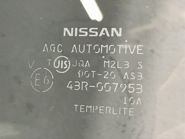 新品!エクストレイル/X-TRAIL T31/DNT31/NT31/TNT31 純正 左 リアドア ガラス 43R-007953 82301-JG10F 日産(128958)