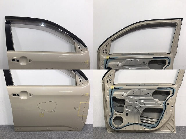 パッソ/ブーン M700A/M710S/M700S/M710S 純正 右フロントドア バイザー付 ブラックマイカメタリック × パウダリーベージュメタリック XE5 トヨタ/ダイハツ(129035)