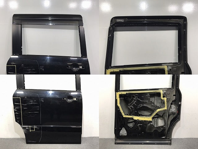 セレナ/ハイウェイスター C26/FPC26/NC26/FNPC26/HC26/HFC26/FNC26 純正 右 スライドドア バイザー付 サイドパネル スーパーブラック KH3 日産(129161)