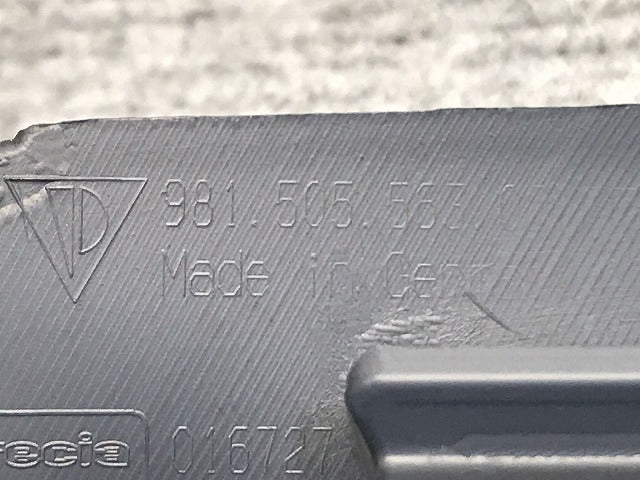 新品!981 ケイマン/ボクスター 2012-2015 純正 左 フロント フォグカバー/デイライトカバー 981505563 98150556302G2X ポルシェ(129223)