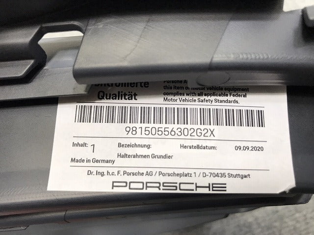 新品!981 ケイマン/ボクスター 2012-2015 純正 左 フロント フォグカバー/デイライトカバー 981505563 98150556302G2X ポルシェ(129223)