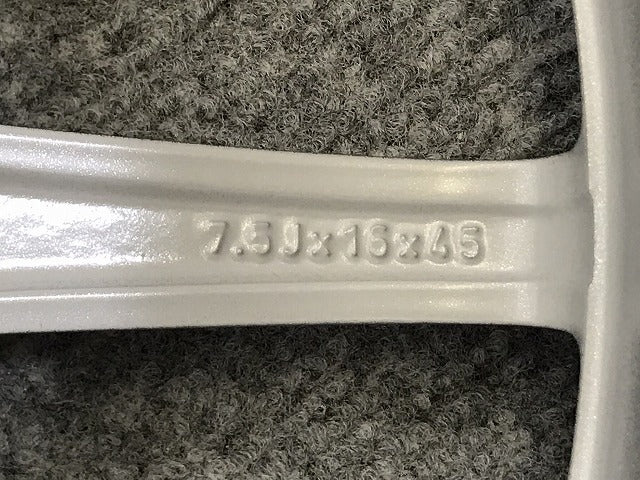 新品!C30/C70/S40/S60/S80/V40/V50/V60/V70/XC70 純正 ホイール 1本のみ 16x7.5J/ET45/5H/108/ハブ63 9466832 30633785 ボルボ(129229)