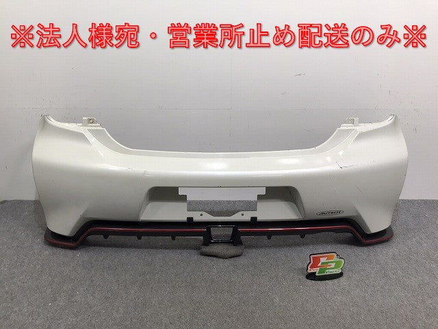 マーチ/NISMO ニスモ/ニスモ S K13/NK13/K13改 純正 後期 リア バンパー 85012 8A21 ブリリアントホワイトパール QAB 日産(129333)