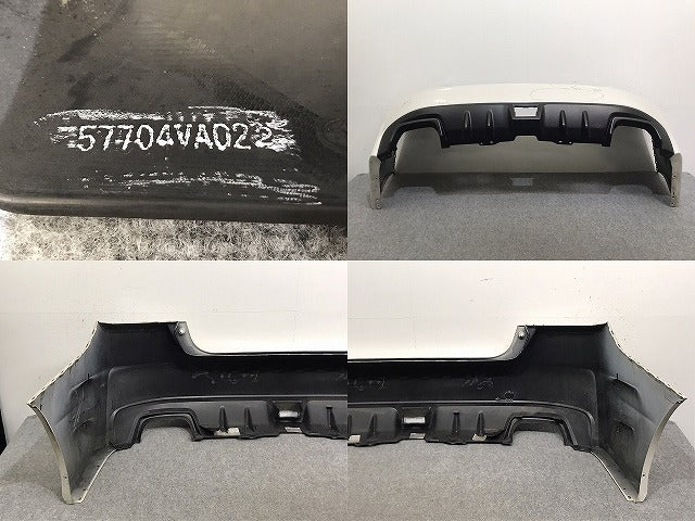 WRX/STI VAB 純正 リア バンパー 57704VA022 クリスタルホワイトパール K1X スバル(129334)