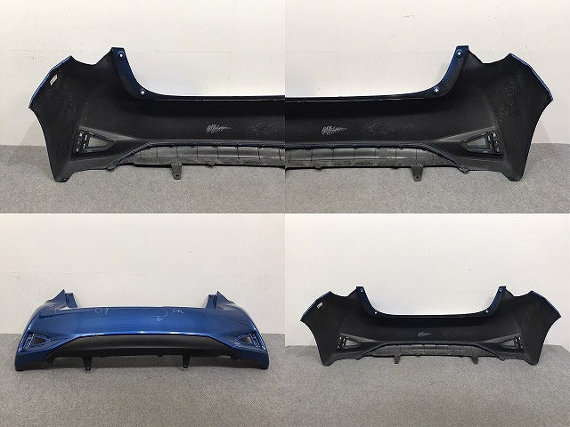 ヴィッツ 130/KSP130/NSP130/NSP135/NCP131 純正 後期 リア バンパー 52159-52870 ブルーメタリック 8T7 トヨタ(129428)